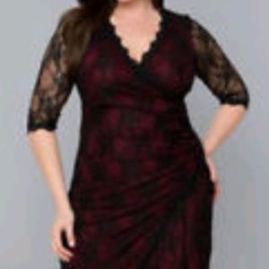 SOLD KIYONN DRESS plum wedding wine cocktail party